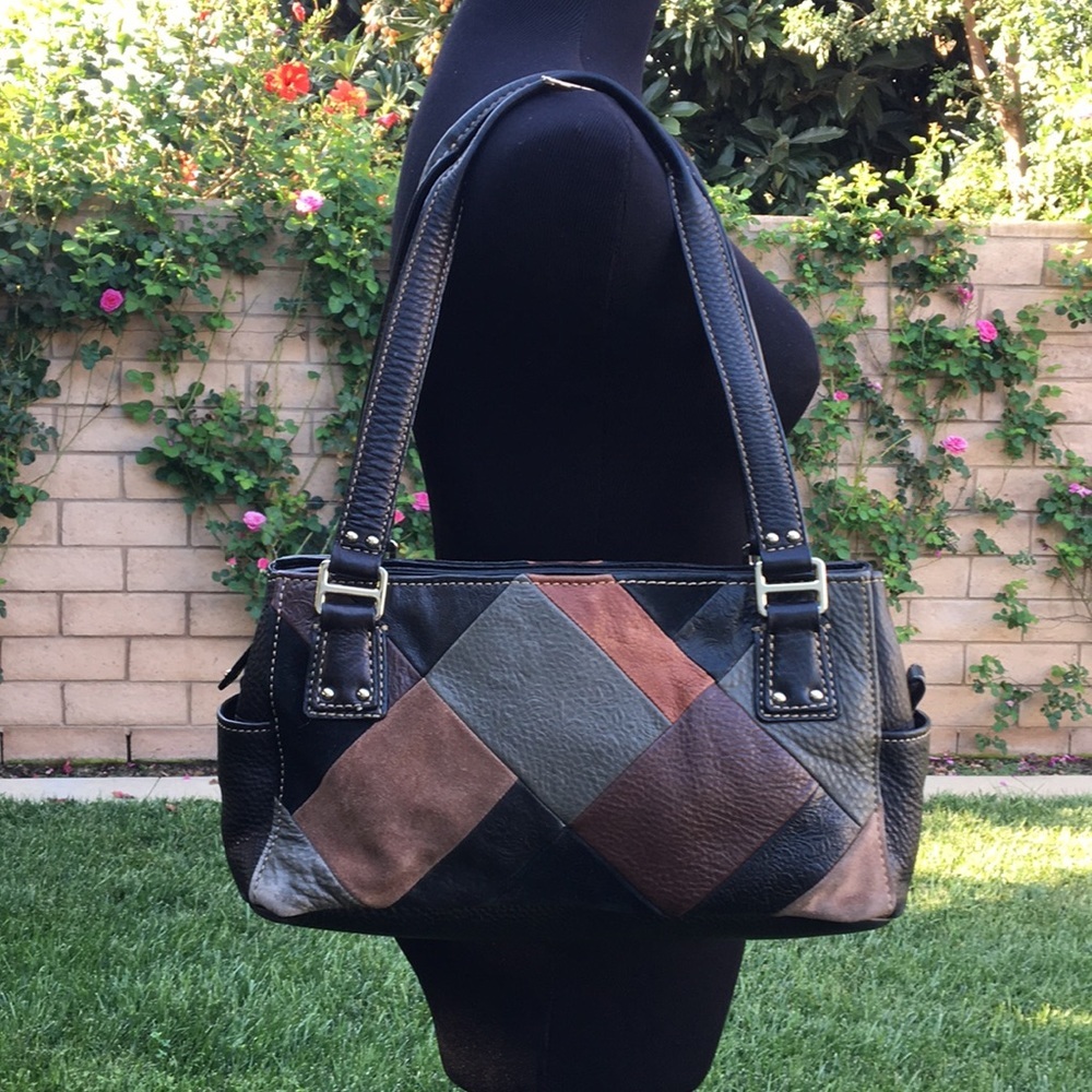 Fossil long Live Vintage 1954 Patchwork bag‎